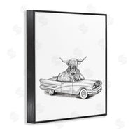 Rachel Nieman | Bull in Vintage Vehicle