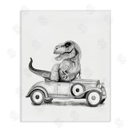 Rachel Nieman | Dinosaur in Vintage Vehicle