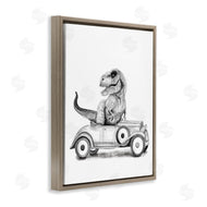 Rachel Nieman | Dinosaur in Vintage Vehicle