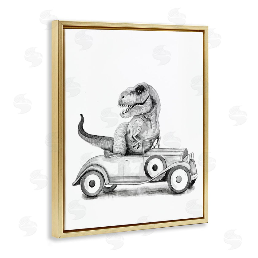 Rachel Nieman | Dinosaur in Vintage Vehicle