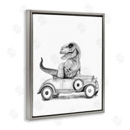 Rachel Nieman | Dinosaur in Vintage Vehicle