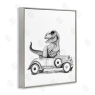 Rachel Nieman | Dinosaur in Vintage Vehicle