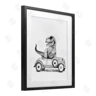 Rachel Nieman | Dinosaur in Vintage Vehicle