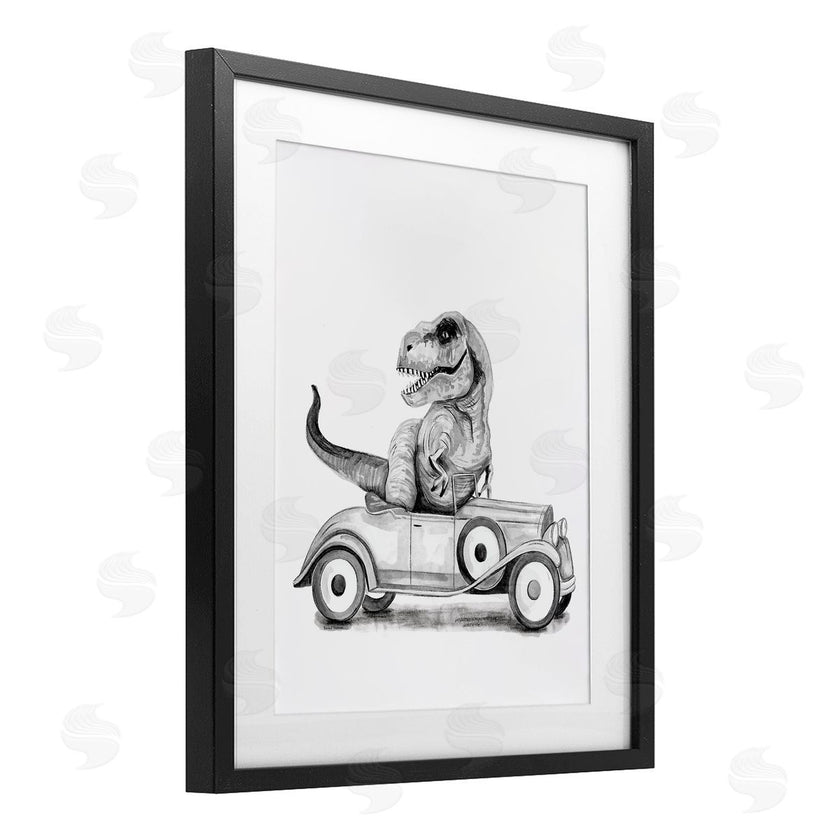 Rachel Nieman | Dinosaur in Vintage Vehicle