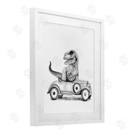 Rachel Nieman | Dinosaur in Vintage Vehicle