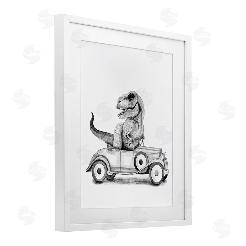 Rachel Nieman | Dinosaur in Vintage Vehicle