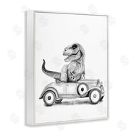Rachel Nieman | Dinosaur in Vintage Vehicle
