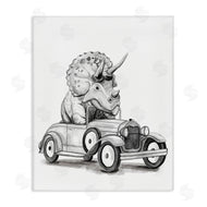 Rachel Nieman | Triceratops in Vintage Vehicle