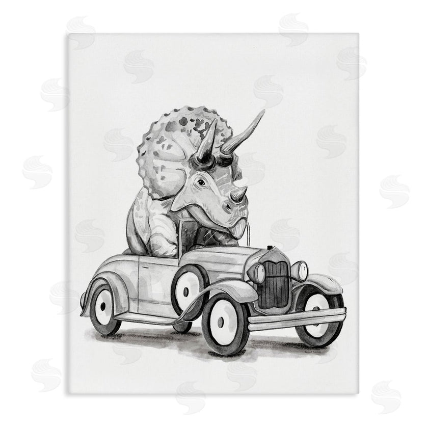 Rachel Nieman | Triceratops in Vintage Vehicle