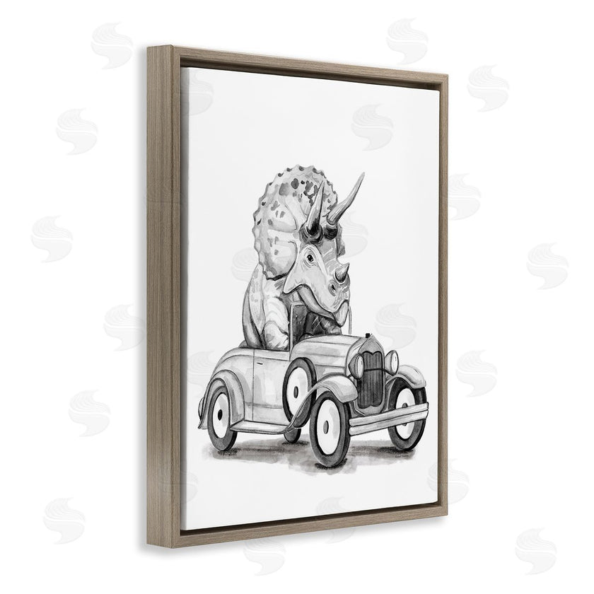 Rachel Nieman | Triceratops in Vintage Vehicle
