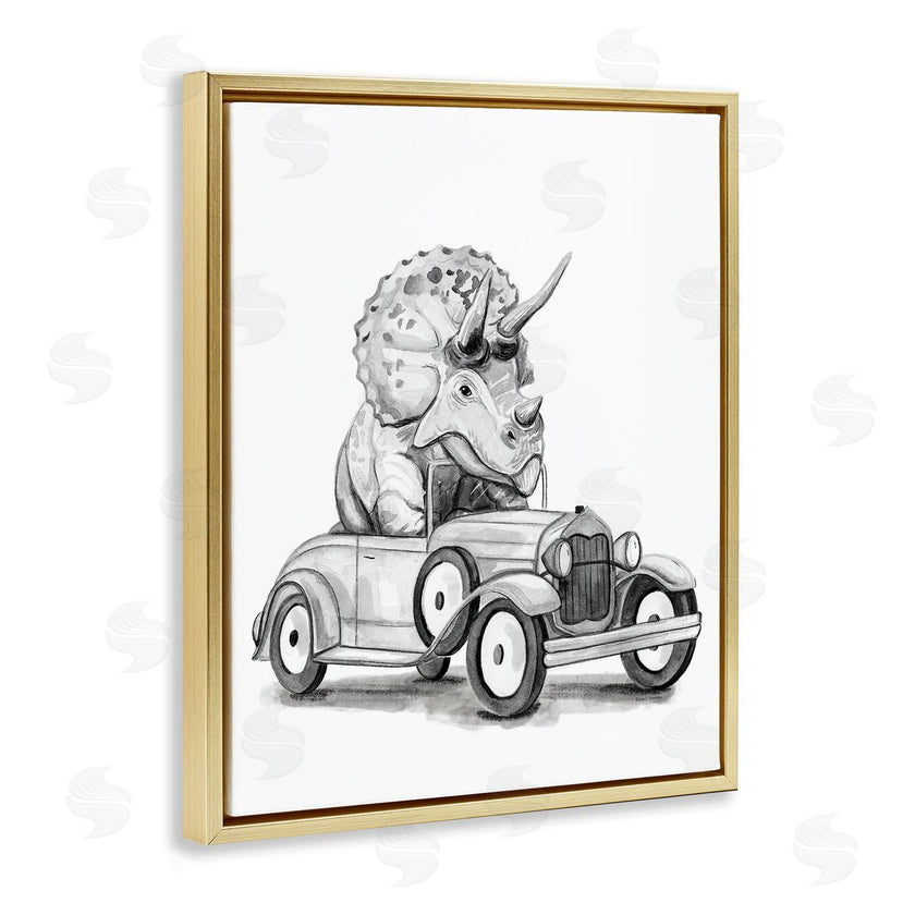 Rachel Nieman | Triceratops in Vintage Vehicle