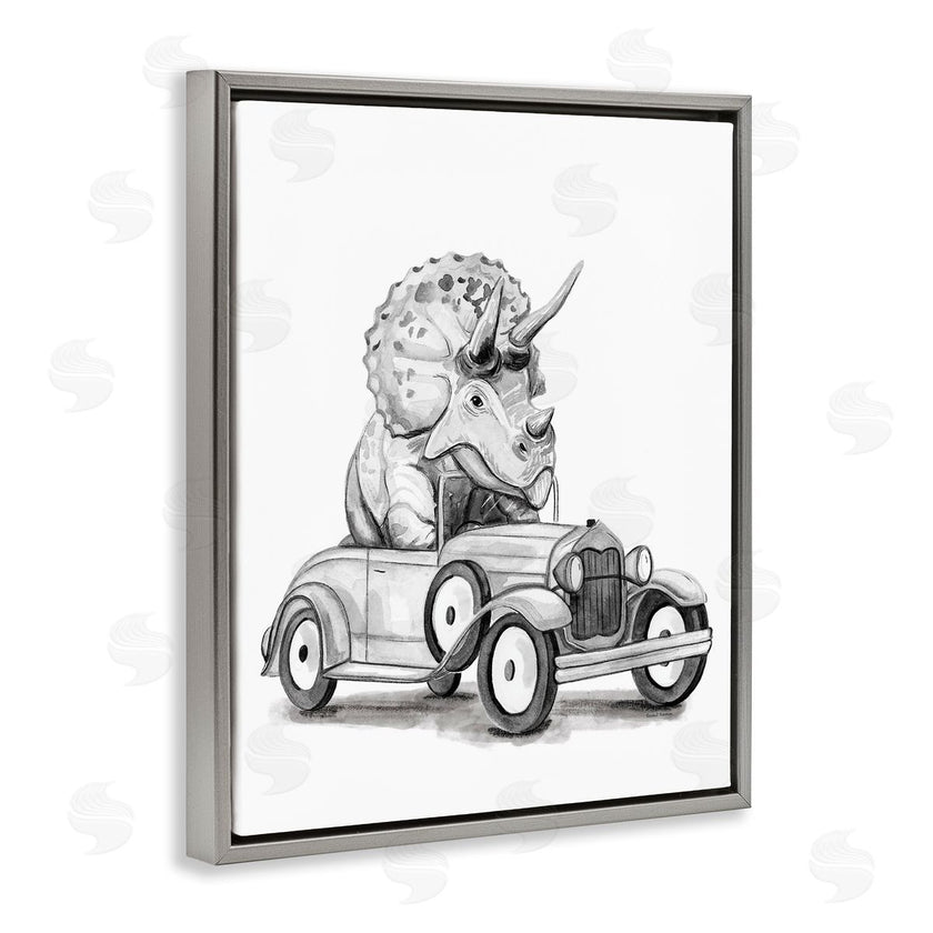 Rachel Nieman | Triceratops in Vintage Vehicle