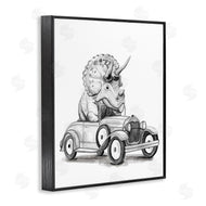 Rachel Nieman | Triceratops in Vintage Vehicle
