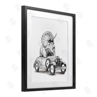 Rachel Nieman | Triceratops in Vintage Vehicle