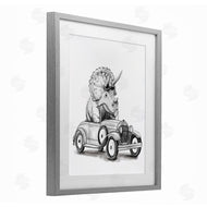 Rachel Nieman | Triceratops in Vintage Vehicle