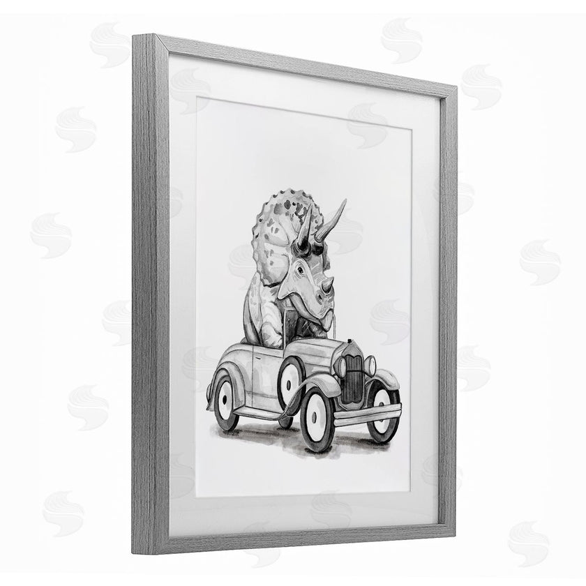 Rachel Nieman | Triceratops in Vintage Vehicle