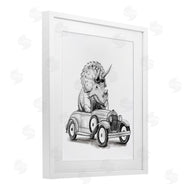 Rachel Nieman | Triceratops in Vintage Vehicle