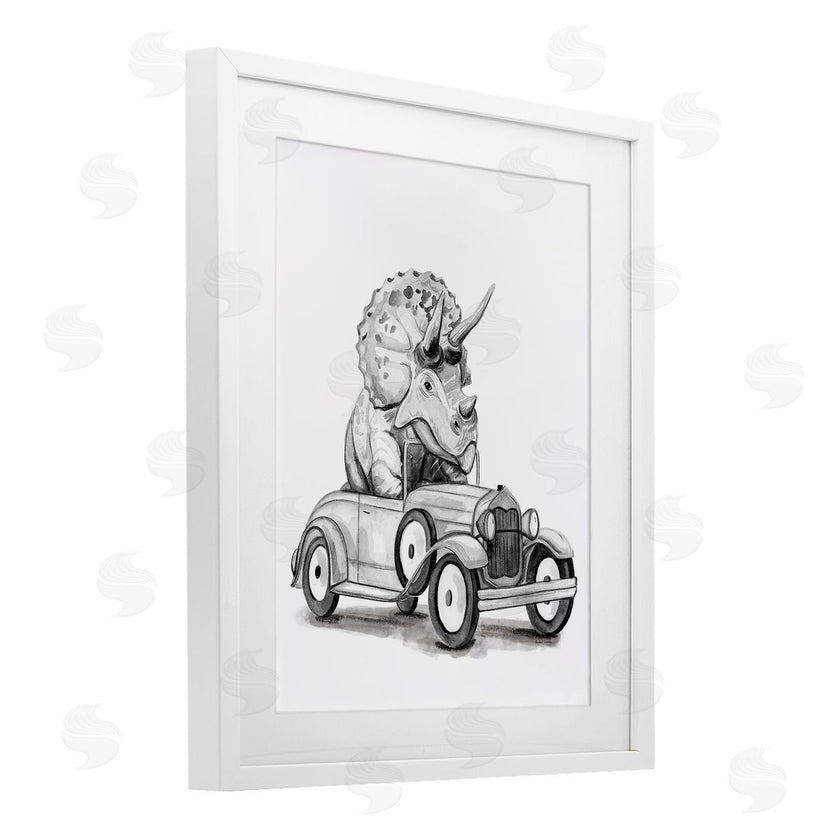 Rachel Nieman | Triceratops in Vintage Vehicle