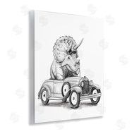 Rachel Nieman | Triceratops in Vintage Vehicle