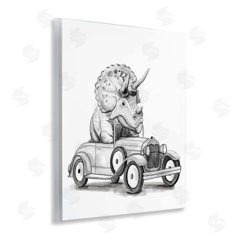 Rachel Nieman | Triceratops in Vintage Vehicle