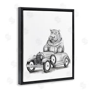 Rachel Nieman | Hippo in Vintage Vehicle