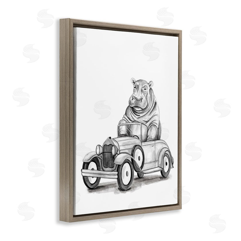 Rachel Nieman | Hippo in Vintage Vehicle