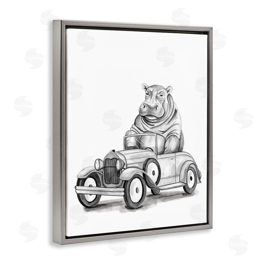 Rachel Nieman | Hippo in Vintage Vehicle