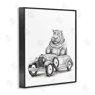 Rachel Nieman | Hippo in Vintage Vehicle