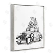 Rachel Nieman | Hippo in Vintage Vehicle