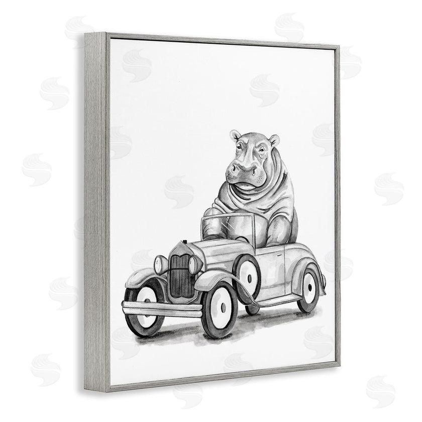 Rachel Nieman | Hippo in Vintage Vehicle