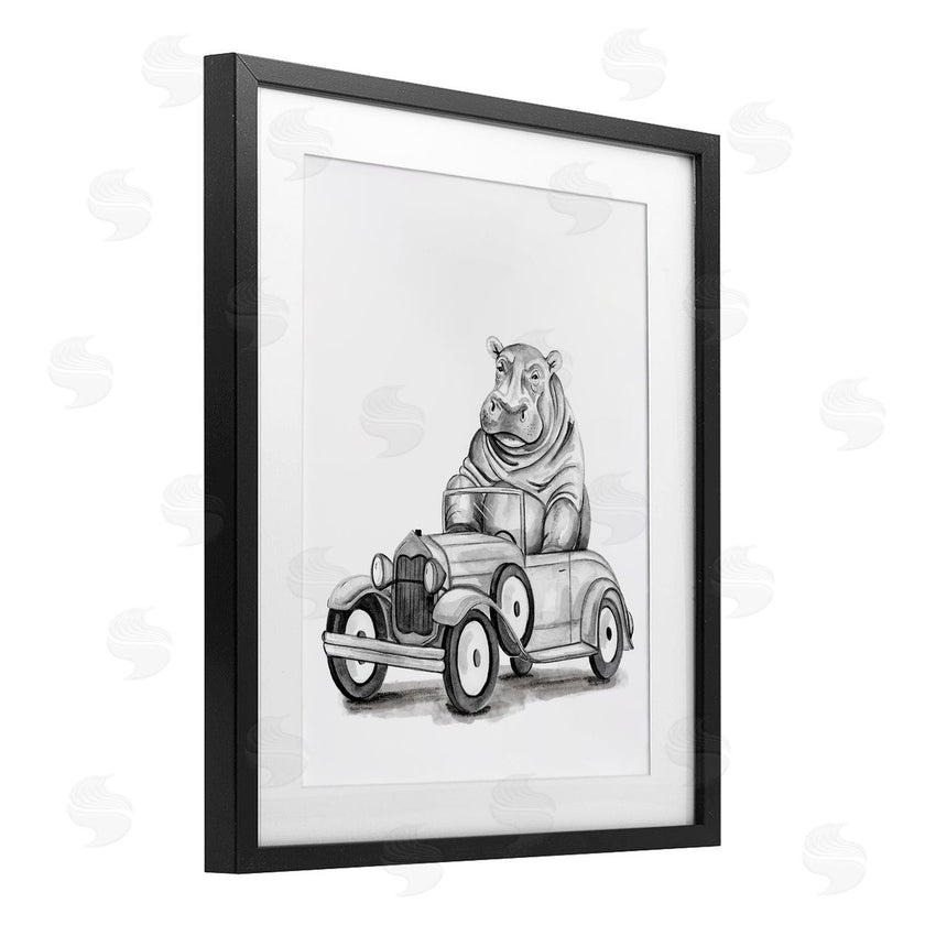 Rachel Nieman | Hippo in Vintage Vehicle