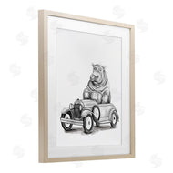 Rachel Nieman | Hippo in Vintage Vehicle