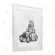 Rachel Nieman | Hippo in Vintage Vehicle