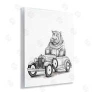 Rachel Nieman | Hippo in Vintage Vehicle