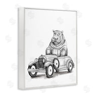 Rachel Nieman | Hippo in Vintage Vehicle