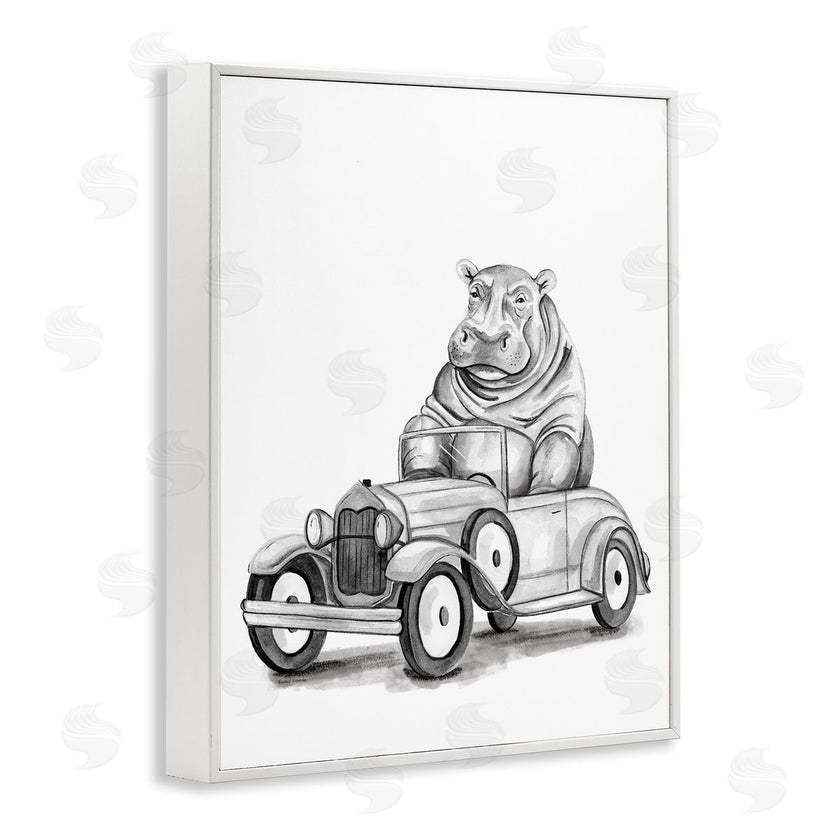 Rachel Nieman | Hippo in Vintage Vehicle