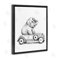 Rachel Nieman | Elephant in Vintage Vehicle