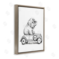 Rachel Nieman | Elephant in Vintage Vehicle