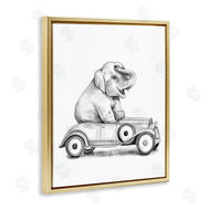 Rachel Nieman | Elephant in Vintage Vehicle