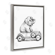 Rachel Nieman | Elephant in Vintage Vehicle