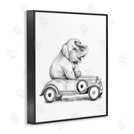 Rachel Nieman | Elephant in Vintage Vehicle
