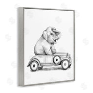 Rachel Nieman | Elephant in Vintage Vehicle