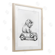 Rachel Nieman | Elephant in Vintage Vehicle