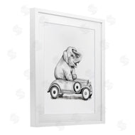 Rachel Nieman | Elephant in Vintage Vehicle