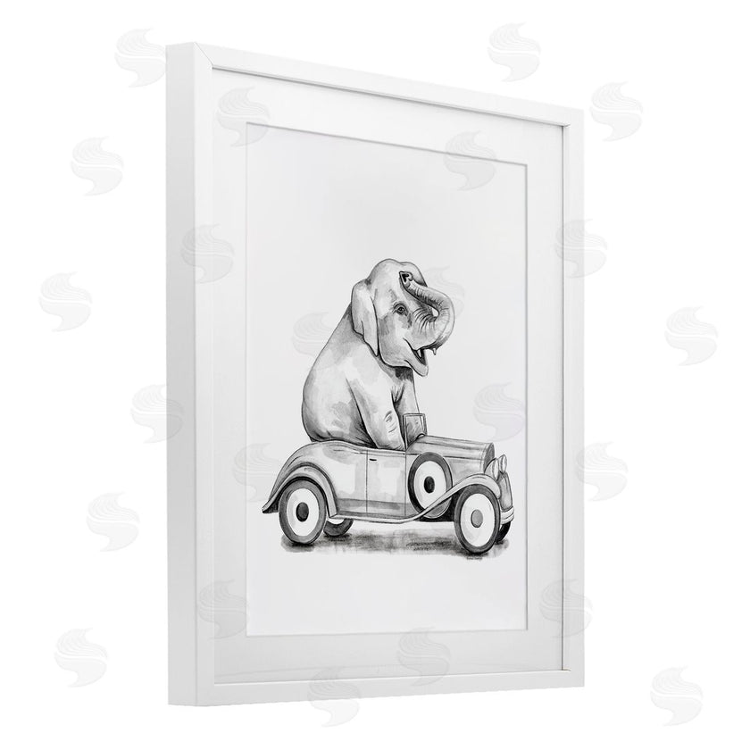 Rachel Nieman | Elephant in Vintage Vehicle