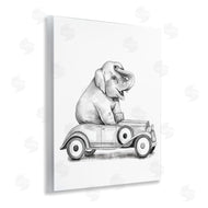 Rachel Nieman | Elephant in Vintage Vehicle