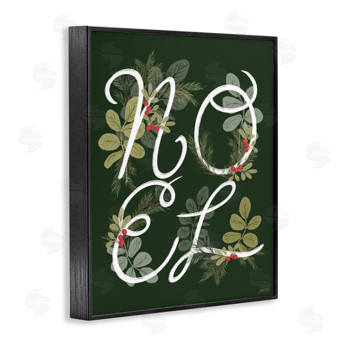 House Fenway Noel with Modern Botanicals Canvas Wall Art Print