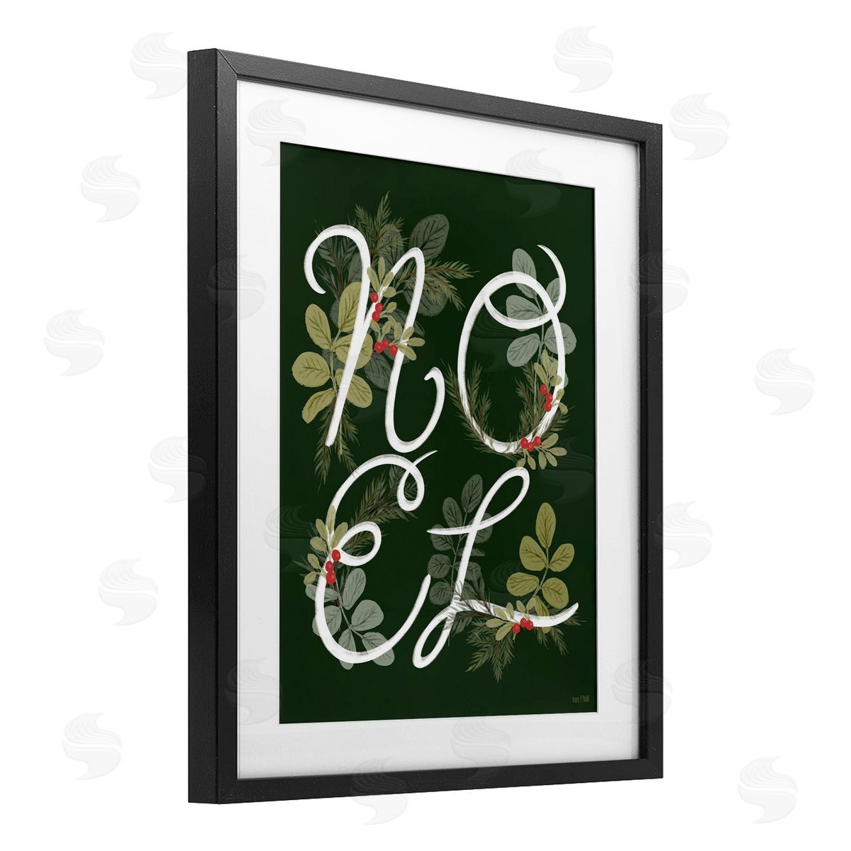 House Fenway Noel with Modern Botanicals Canvas Wall Art Print