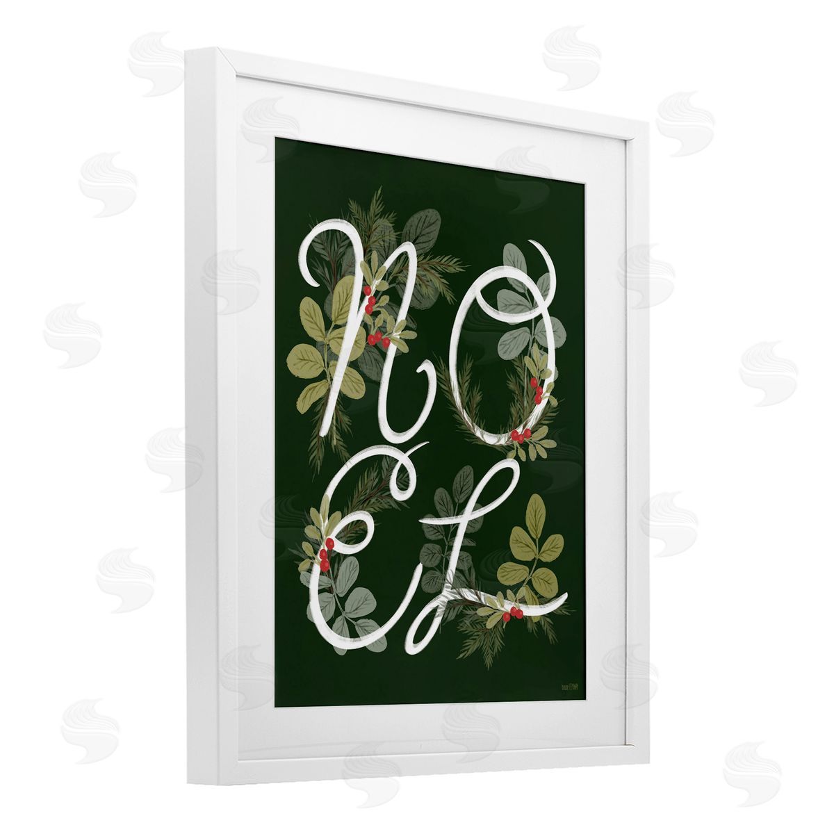House Fenway Noel with Modern Botanicals Canvas Wall Art Print