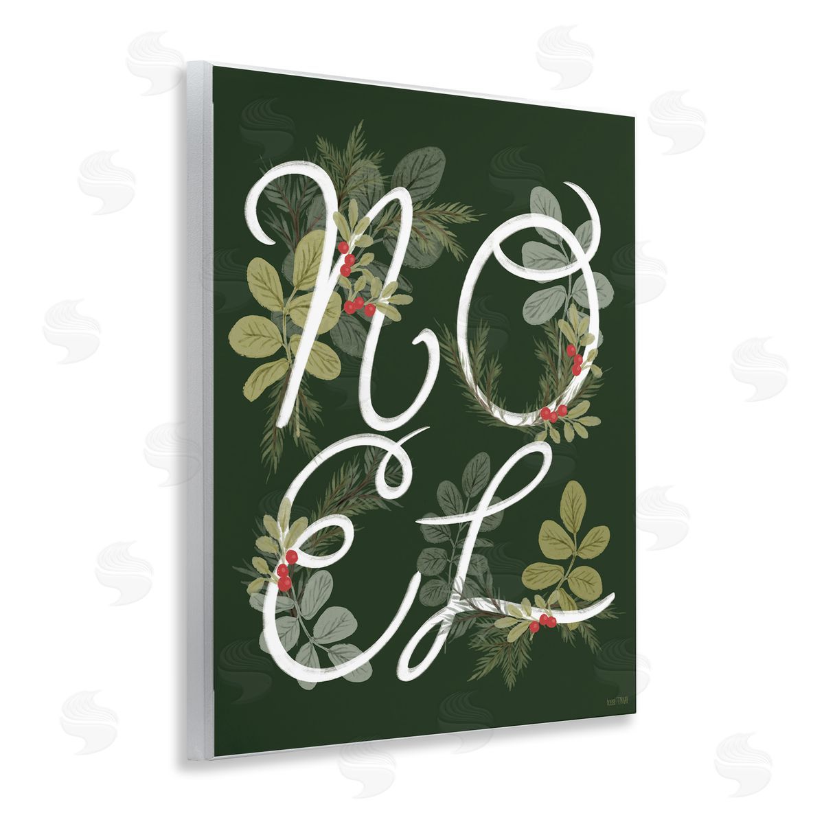 House Fenway Noel with Modern Botanicals Canvas Wall Art Print